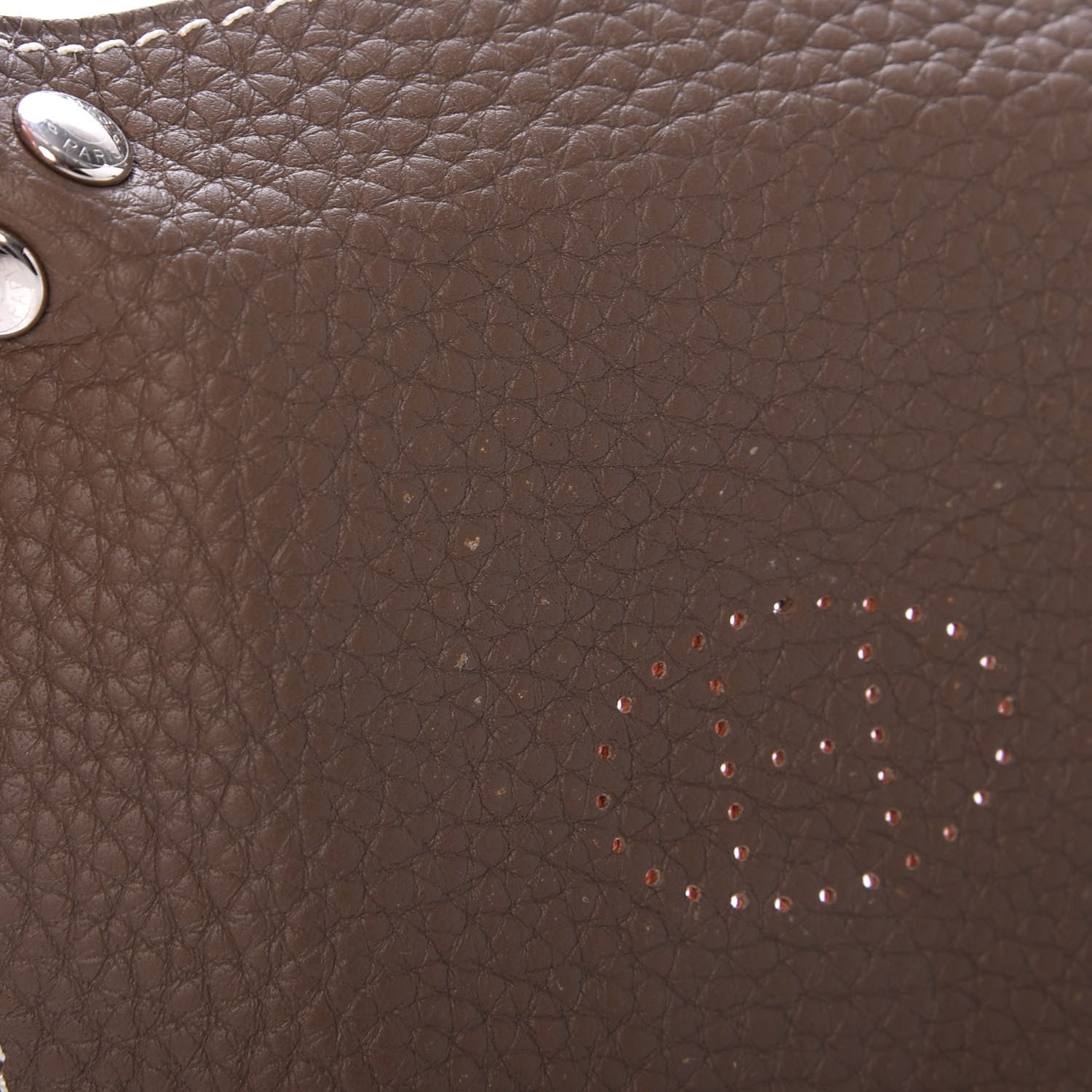 Hermes Taurillon Clemence Mises et Relances Change Tray Orange Etoupe 8 of 8