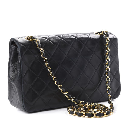 Chanel Lambskin Quilted Small Single Flap Black 3 of 10
