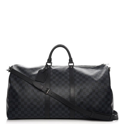 Louis Vuitton Damier Cobalt Keepall Bandouliere 55 1 of 8