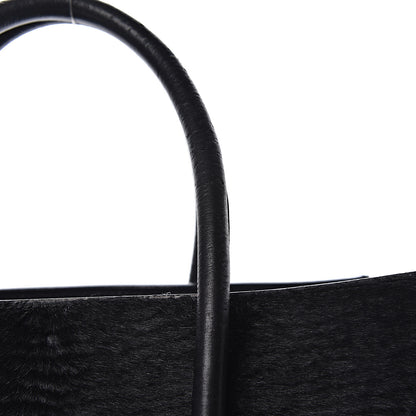 Celine Astrakhan Pony Hair Medium Phantom Luggage Black 13 of 23