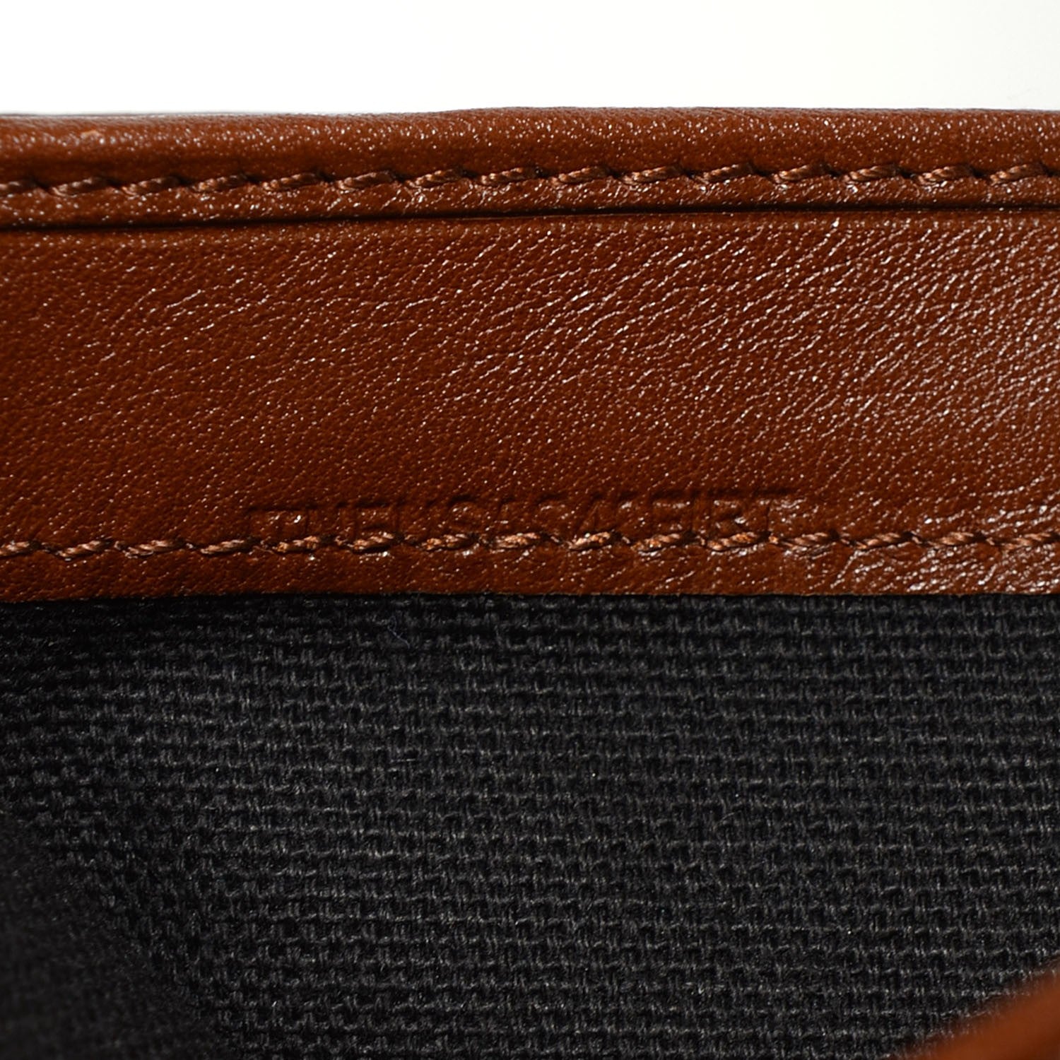 Burberry Bridle Calfskin House Check Medium Leighton Wallet Dark Tan 9 of 9