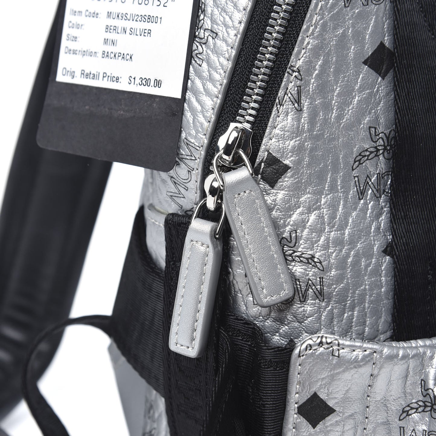 Visetos Small Jemison Backpack Silver