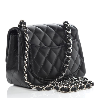 Chanel Lambskin Quilted Mini Square Flap Black 3 of 9