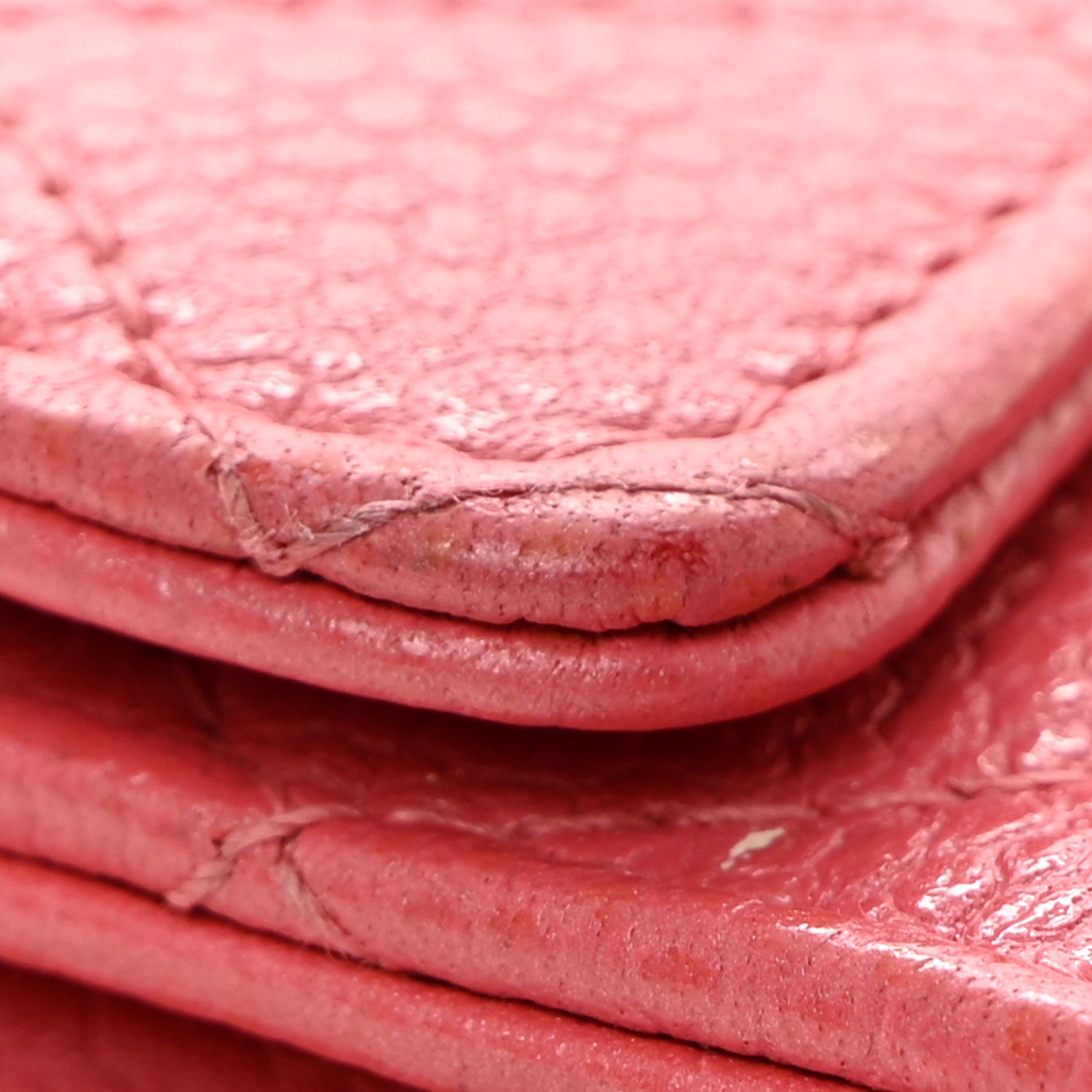 Chanel Caviar Quilted Flap Card Holder Pink 10 of 14