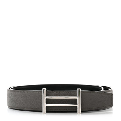 Hermes Togo Box 32mm Rider Belt 95 Black Etain 1 of 5