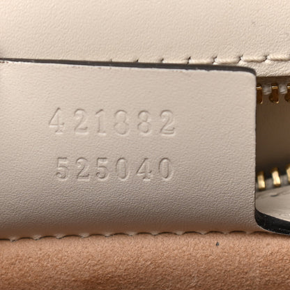 Gucci Calfskin Small Sylvie Shoulder Bag Off White 7 of 13