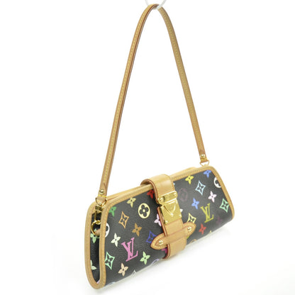 Louis Vuitton Monogram Multicolor Shirley Black 3 of 5