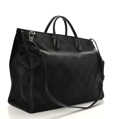 Gucci Econyl Nylon Monogram Large Off The Grid Tote Bag Black 3 of 10