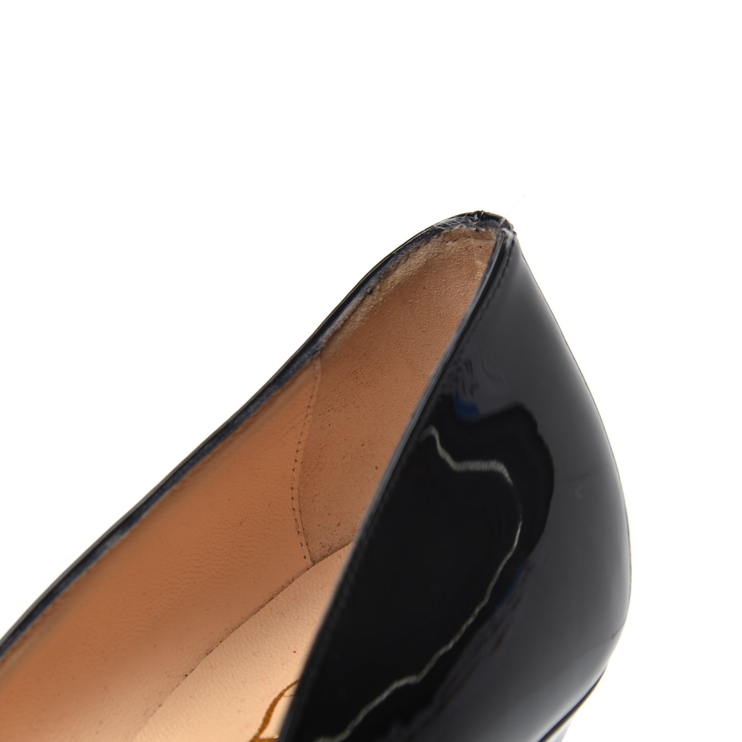 Patent Dirditta 130 Platform Pumps 37.5 Black