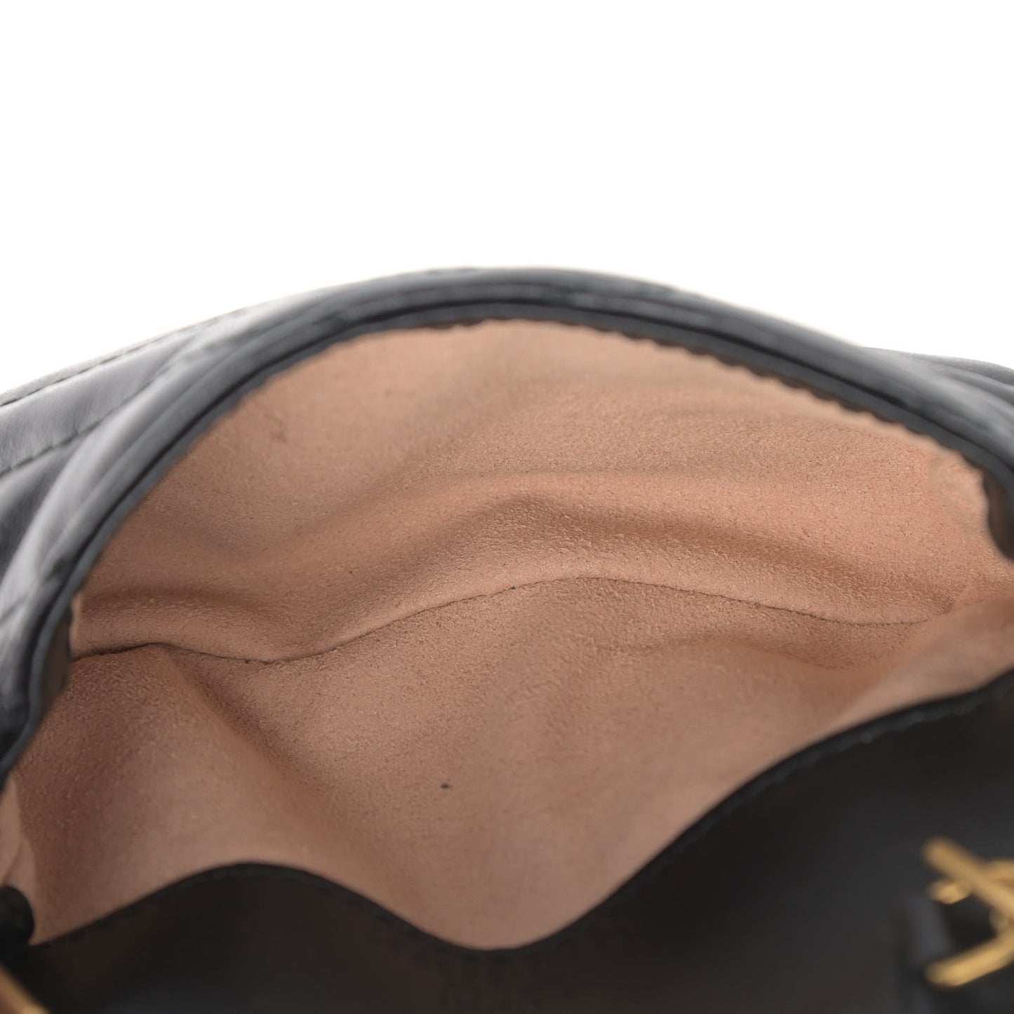 Calfskin Matelasse GG Marmont 2.0 Coin Purse On A Chain Black