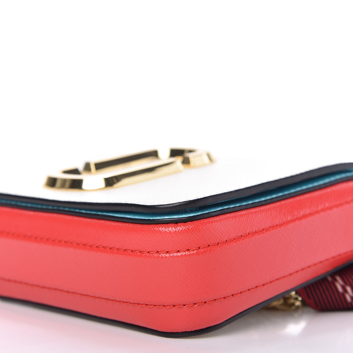 Saffiano Hip Shot Convertible Crossbody Bag Porcelain Multi