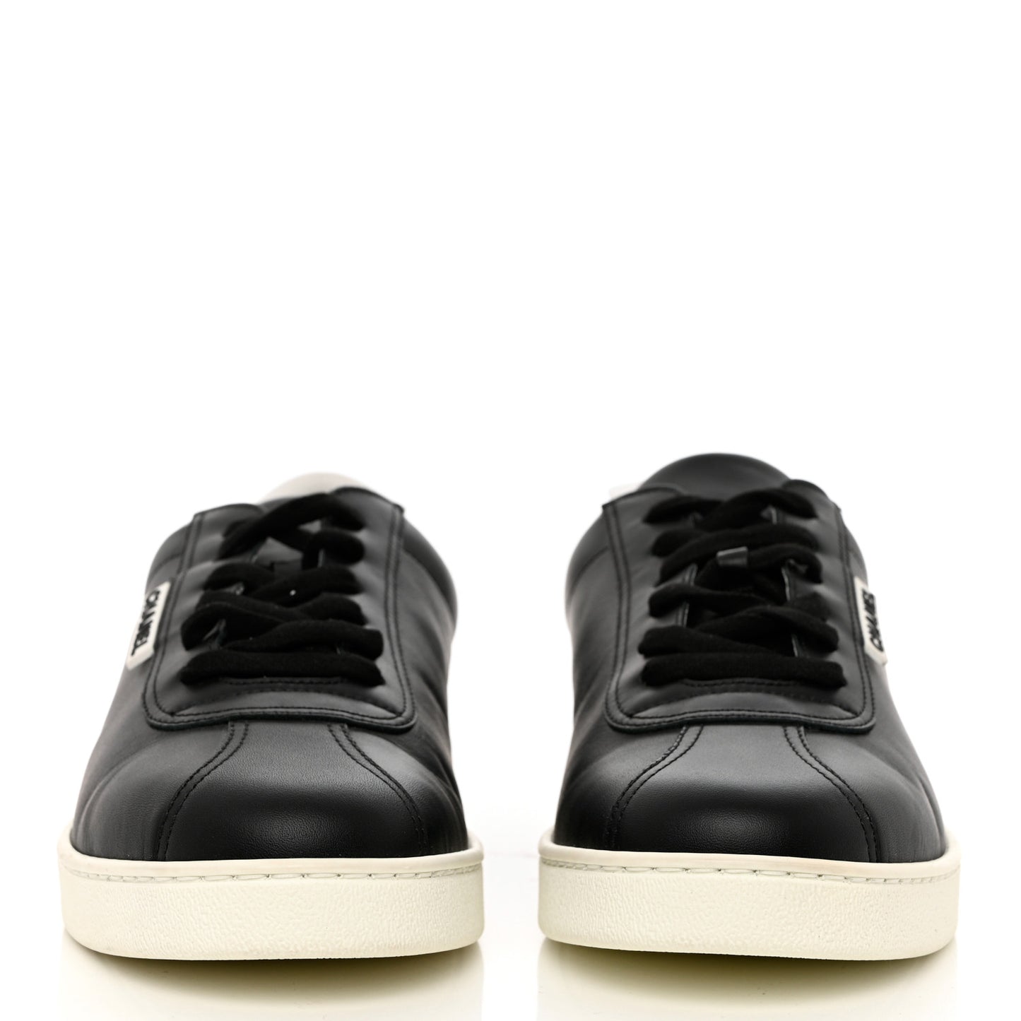 Calfskin CC Womens Sneakers 40.5 Black