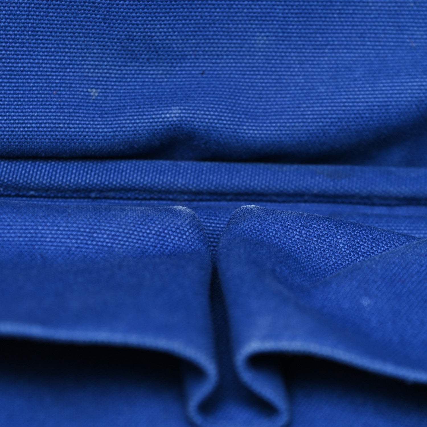 Prada Canapa Tote Blue White 10 of 11