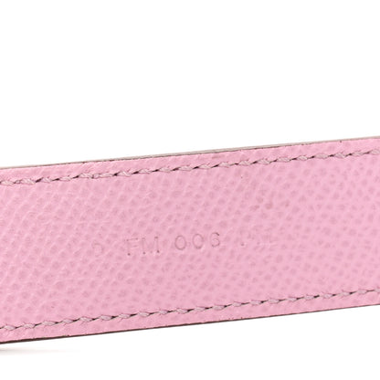 Hermes Epsom 25mm Mousqetons Tressage Shoulder Strap Mauve Sylvestre Rouge H Jaune De Naples 4 of 6
