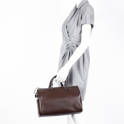 Louis Vuitton Epi Speedy 30 Moka 2 of 9