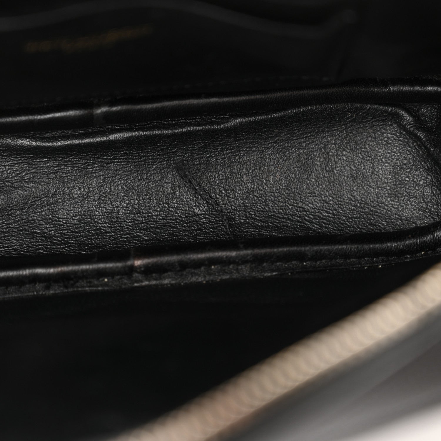 Saint Laurent Grain De Poudre Matelasse Monogram Mini Lou Camera Bag Black 11 of 17