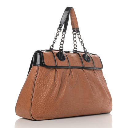 Fendi Nappa Patent Large B Bag Osso Black 2 of 5