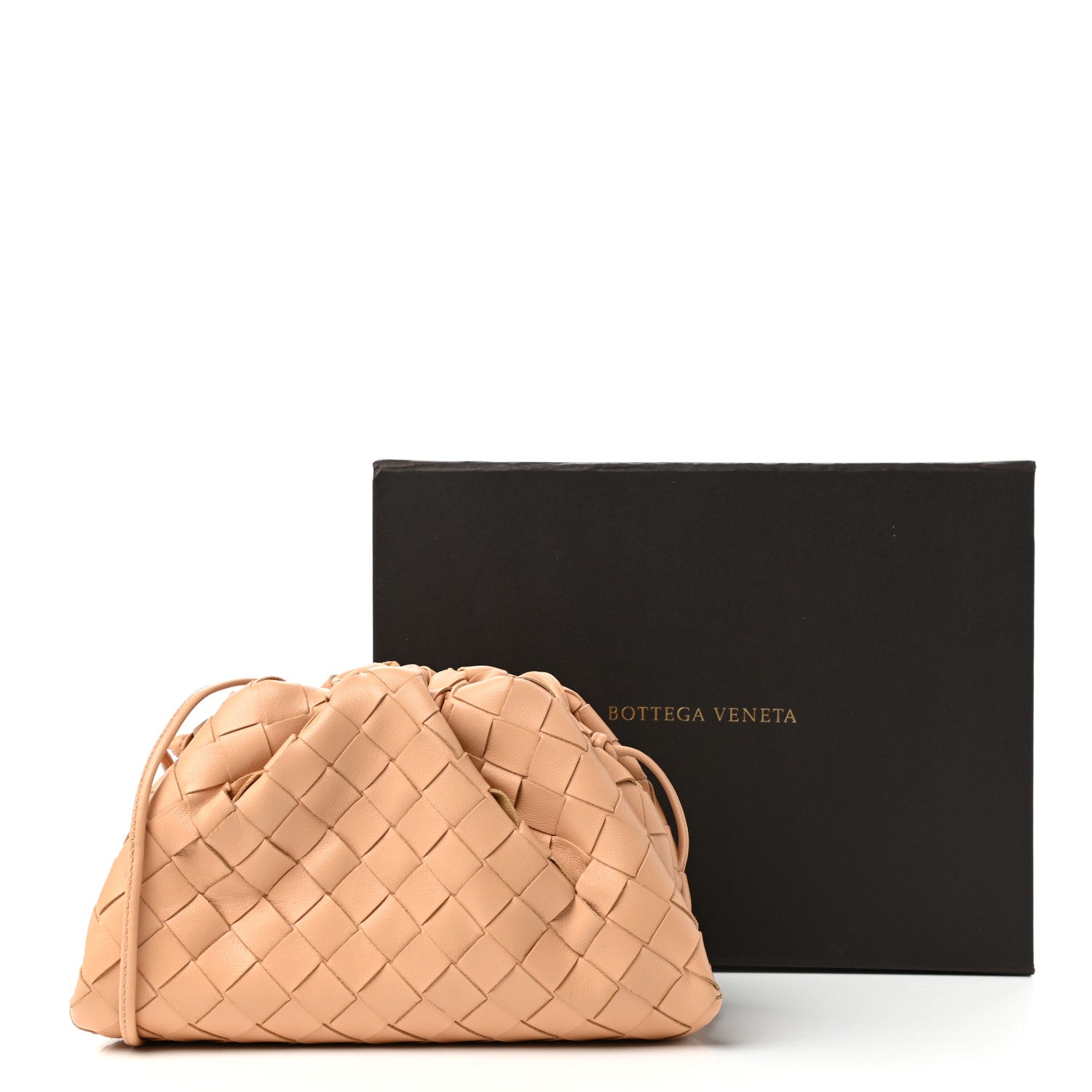 Bottega Veneta Nappa Intrecciato The Mini Pouch Almond 10 of 10