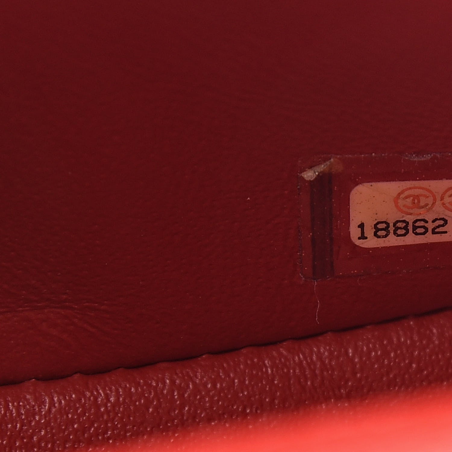 Chanel Caviar Quilted Mini Rectangular Flap Red 7 of 13
