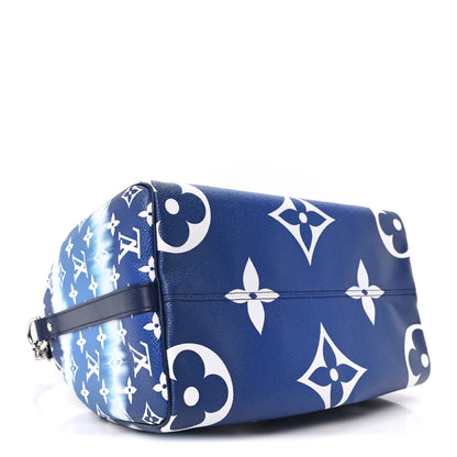 Louis Vuitton Monogram Escale Speedy Bandouliere 30 Blue 4 of 9