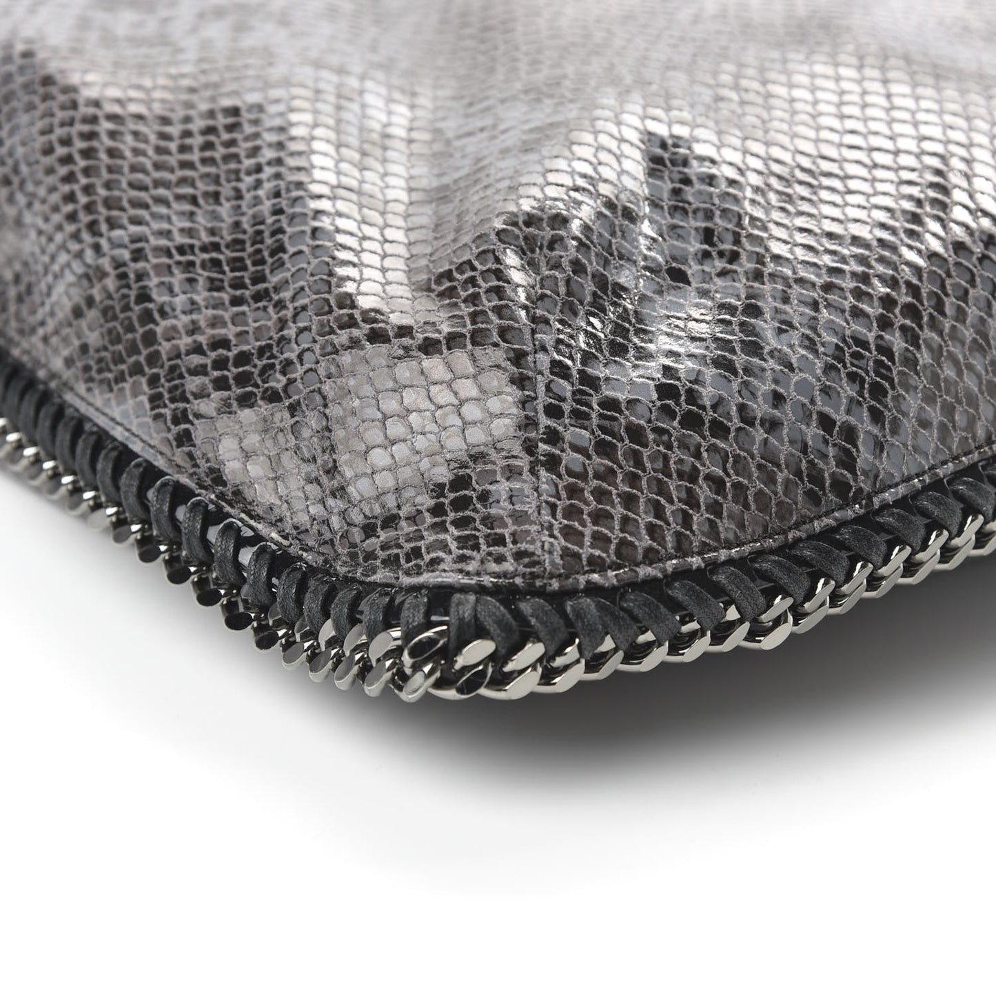 Eco Python Falabella Hobo Dark Grey