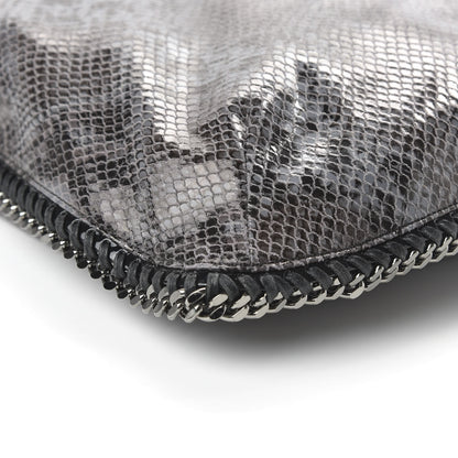 Stella McCartney Eco Python Falabella Hobo Dark Grey 6 of 11