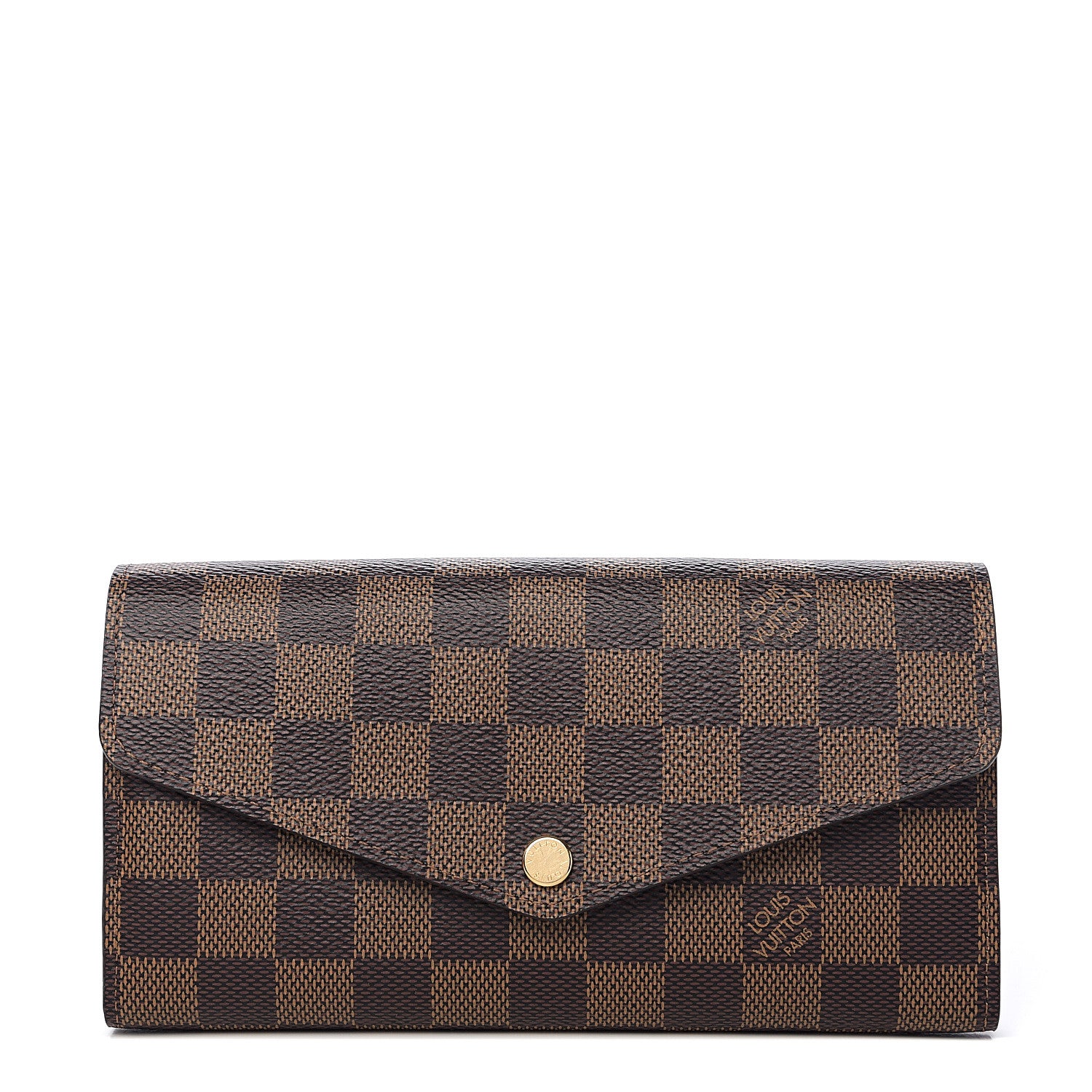 Louis Vuitton Damier Ebene Sarah Wallet NM 1 of 7