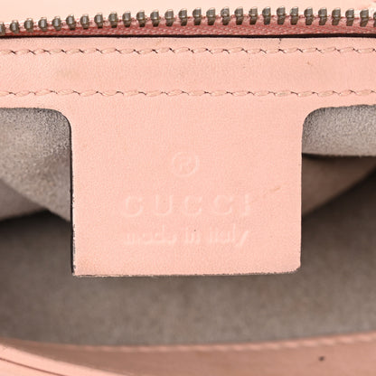 Gucci Calfskin Matelasse Small GG Marmont Shoulder Bag Perfect Pink 6 of 10