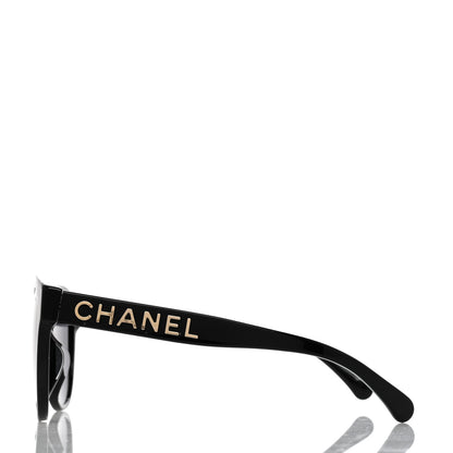 Chanel Acetate Pantos Logo Sunglasses 5458-A Black 3 of 7