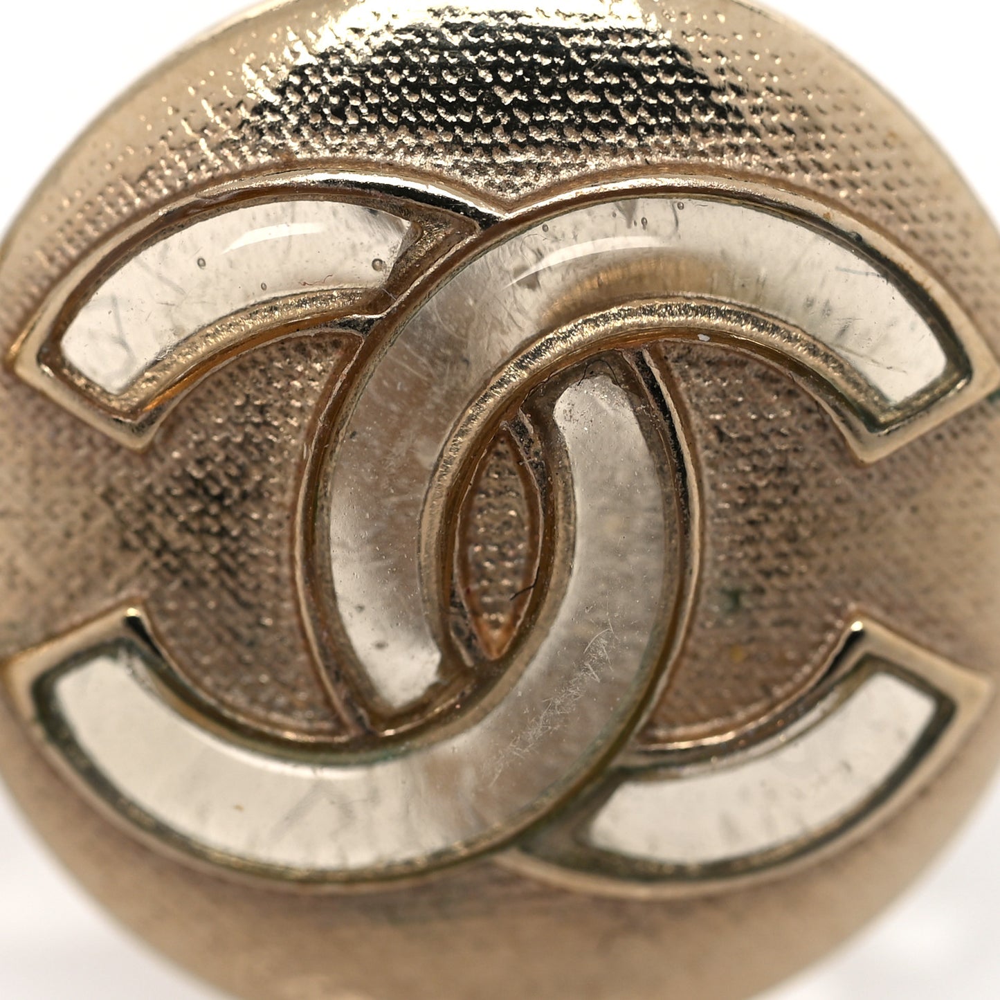 CC Clip On Earrings Gold