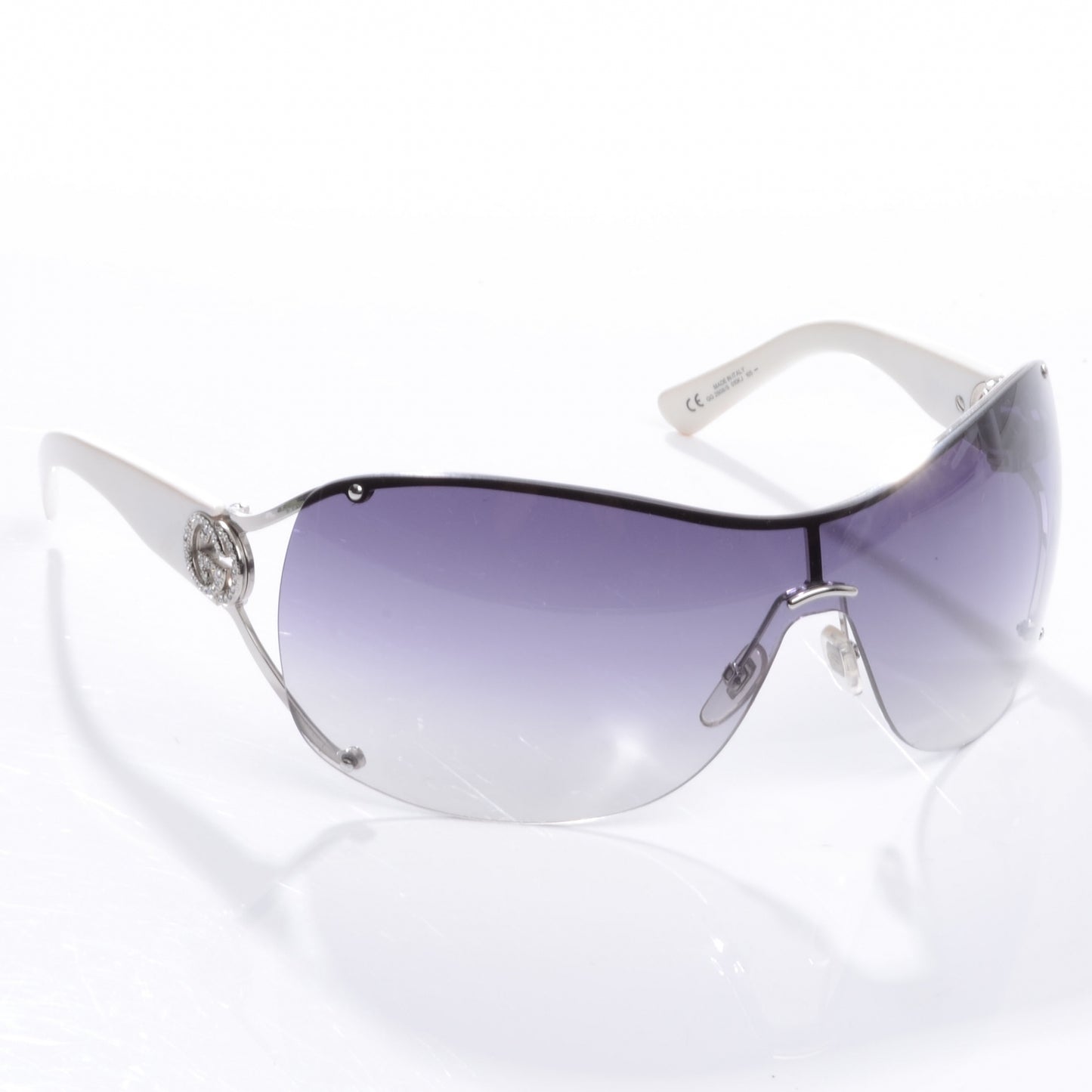 Frameless GG Logo Sunglasses GG 2808S White