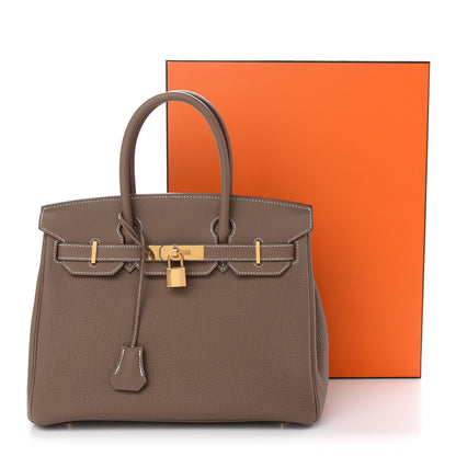Hermes Togo Birkin 30 Etoupe 11 of 11