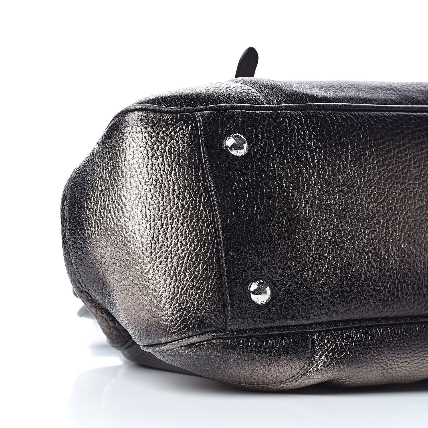Prada Vitello Daino Antik Frame Bag Piombo 5 of 10