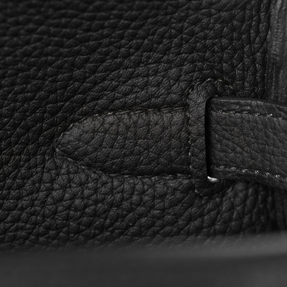 Hermes Togo Matte Alligator Kelly Retourne Touch 28 Black 24 of 39