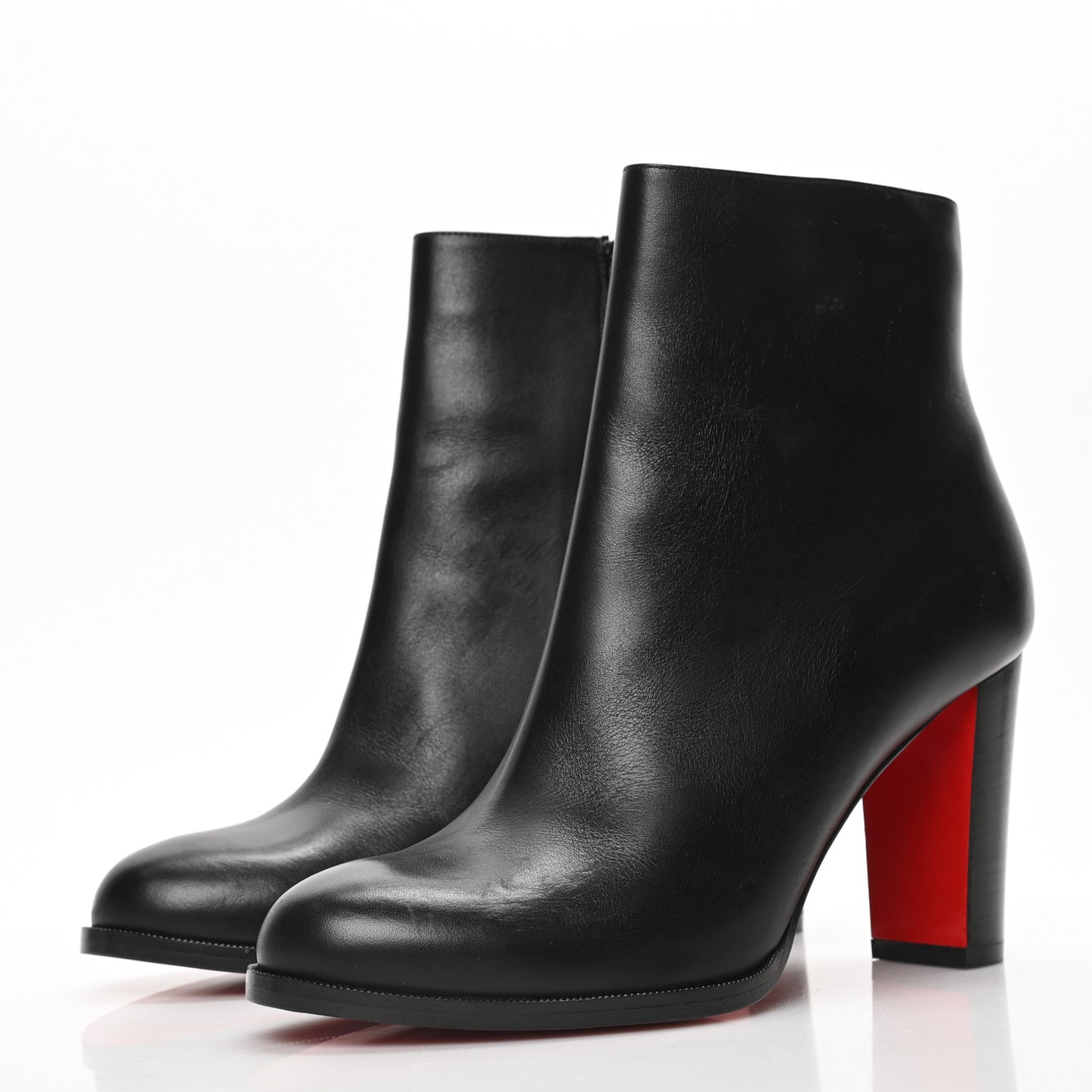 Calfskin Adox 85 Ankle Boots 38.5 Black