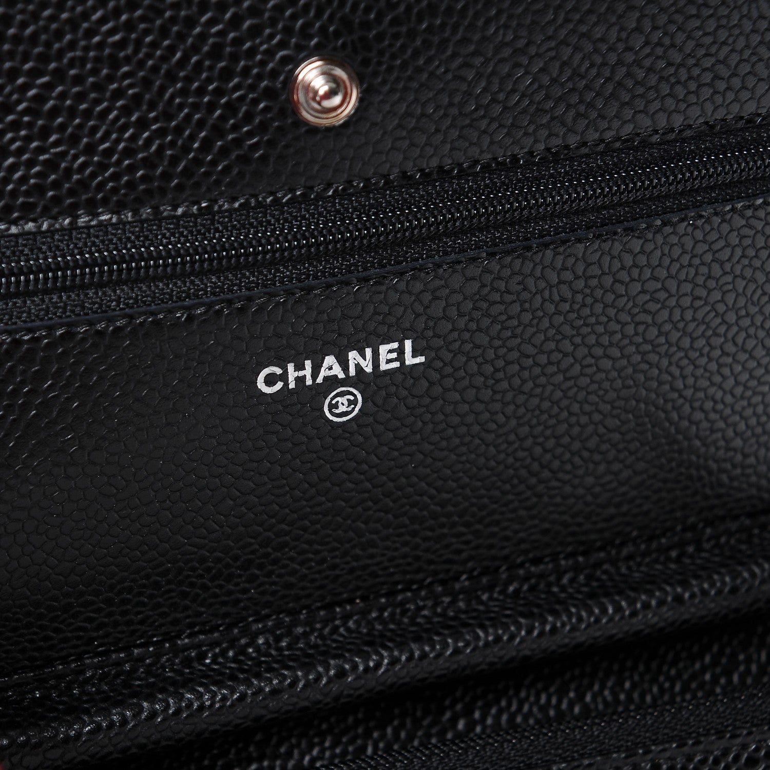 Chanel Caviar Quilted Wallet On Chain WOC Black 6 of 9
