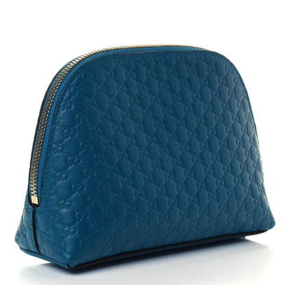 Gucci Microguccissima GG Cosmetic Case Deep Cobalt 2 of 4