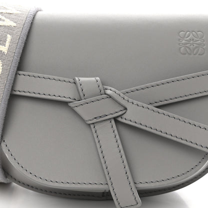 Loewe Calfskin Jacquard Mini Gate Dual Bag Ash Grey 8 of 10