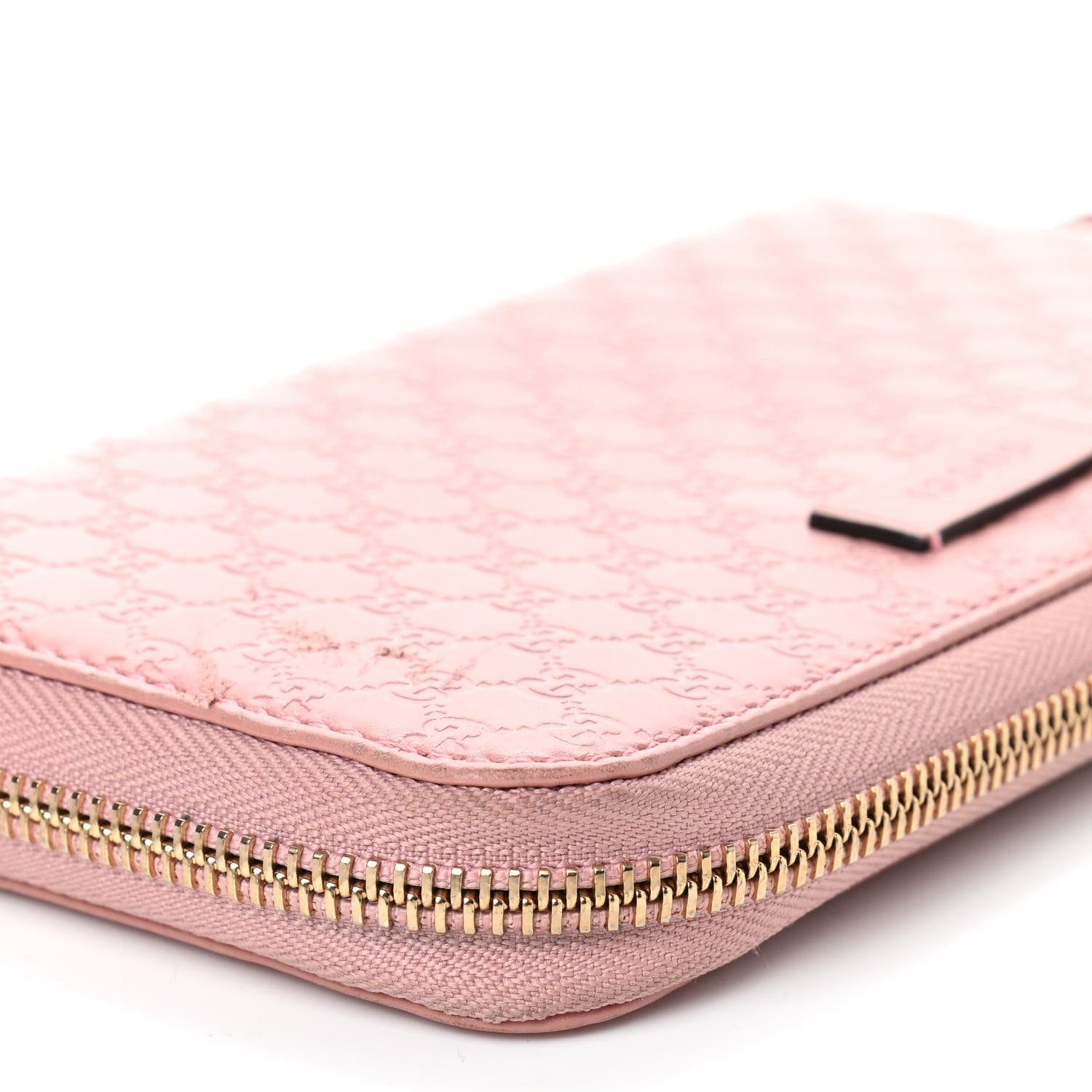 Gucci Microguccissima Zip Around Wallet Soft Pink 9 of 13