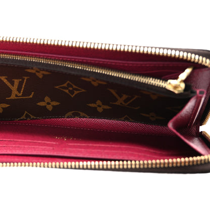 Louis Vuitton Monogram Clemence Wallet Fuchsia 5 of 6