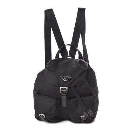 Prada Tessuto Nylon Vela Small Backpack Black 1 of 9