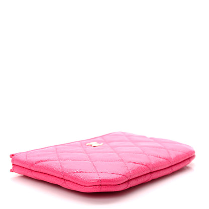 Chanel Caviar Quilted Small Cosmetic Case Fuchsia 4 of 8