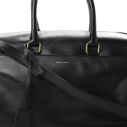 Saint Laurent Calfskin Classic Duffle 6 Black 9 of 19