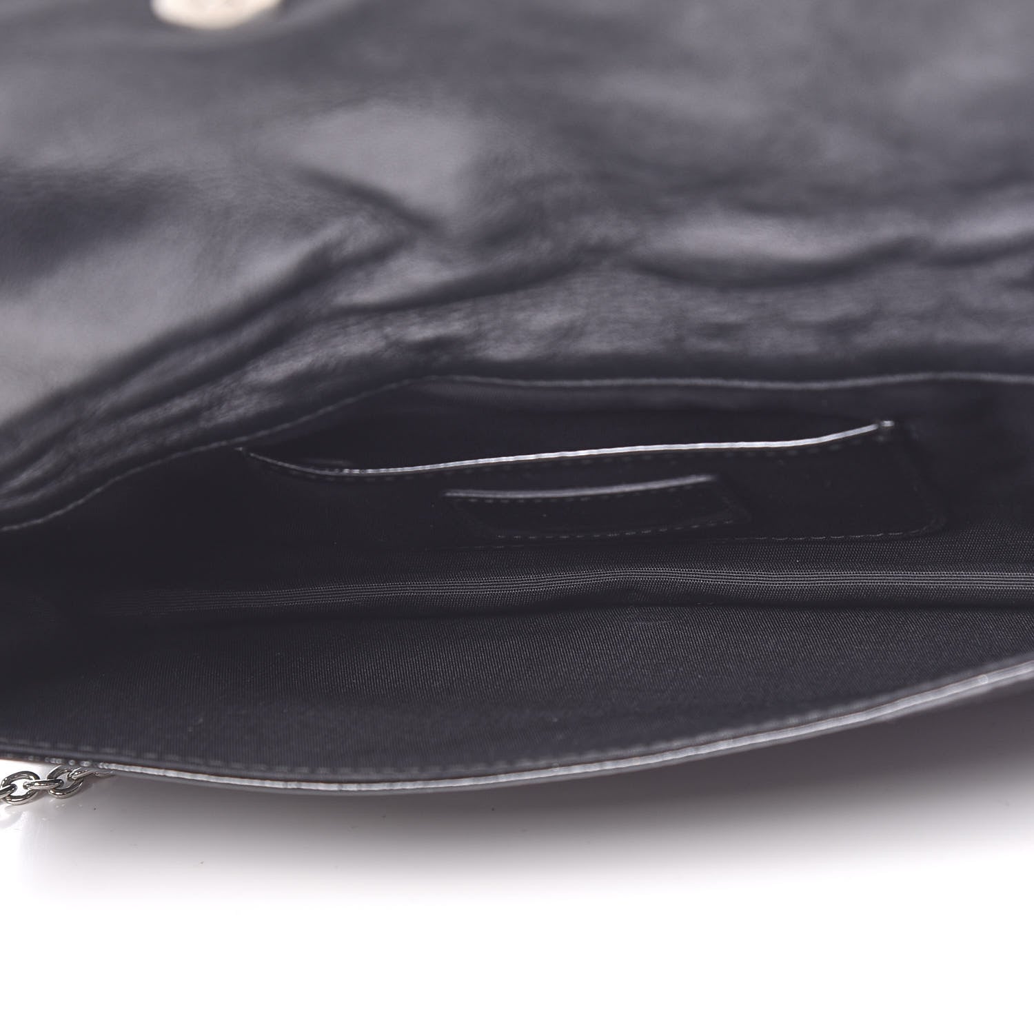 Christian Dior Patent Cannage Lady Dior Convertible Clutch Black 4 of 9