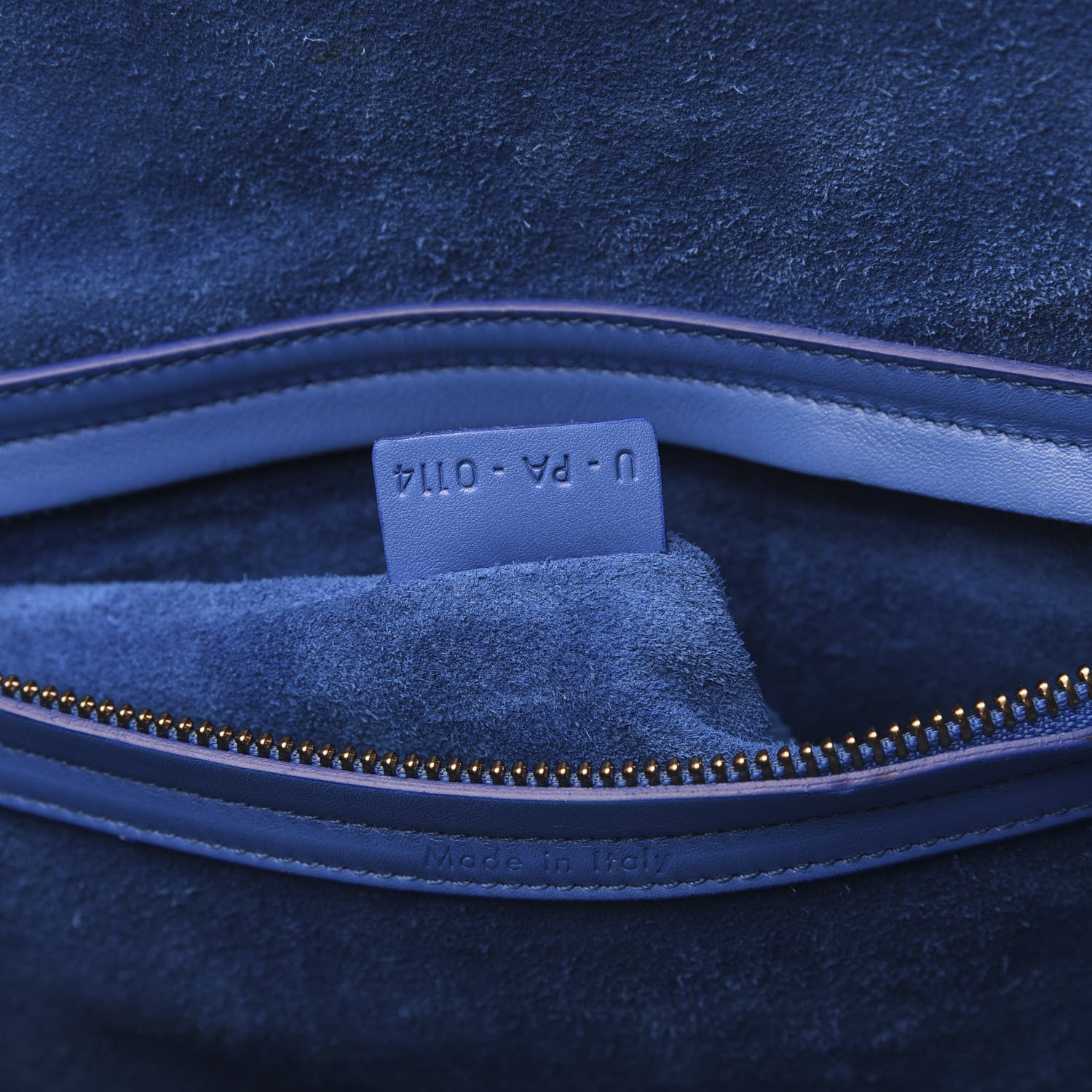 Celine Smooth Calfskin Medium Phantom Luggage Electric Blue 7 of 13