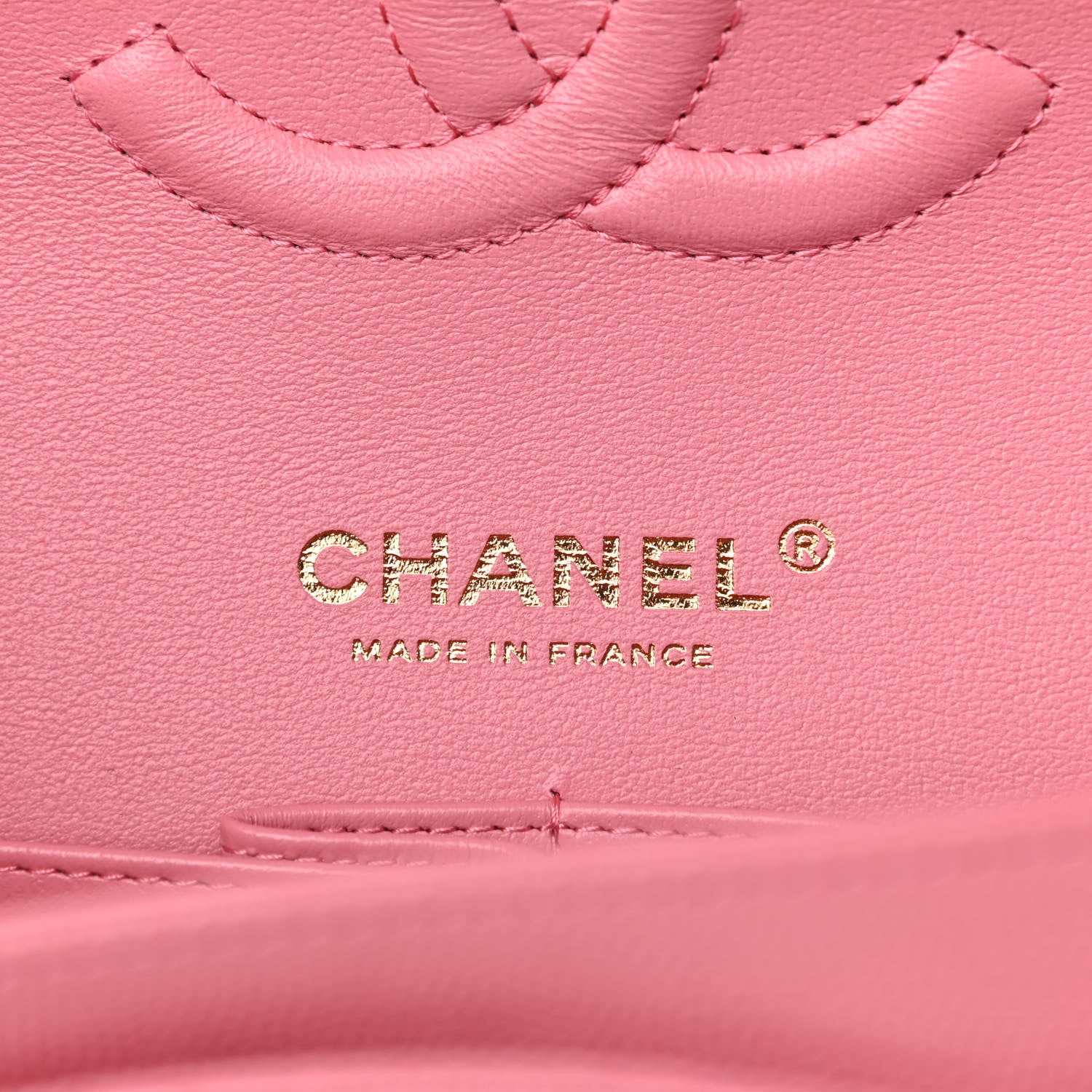 Chanel Caviar Quilted Medium Double Flap Dark Pink 10 of 21