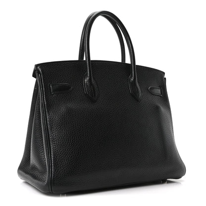 Hermes Taurillon Clemence Birkin 30 Black 3 of 10