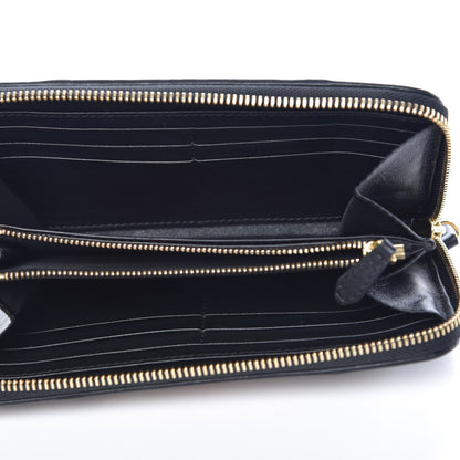 Burberry House Check Large Sartorial Ziggy Zip Around Wallet Black 5 of 10