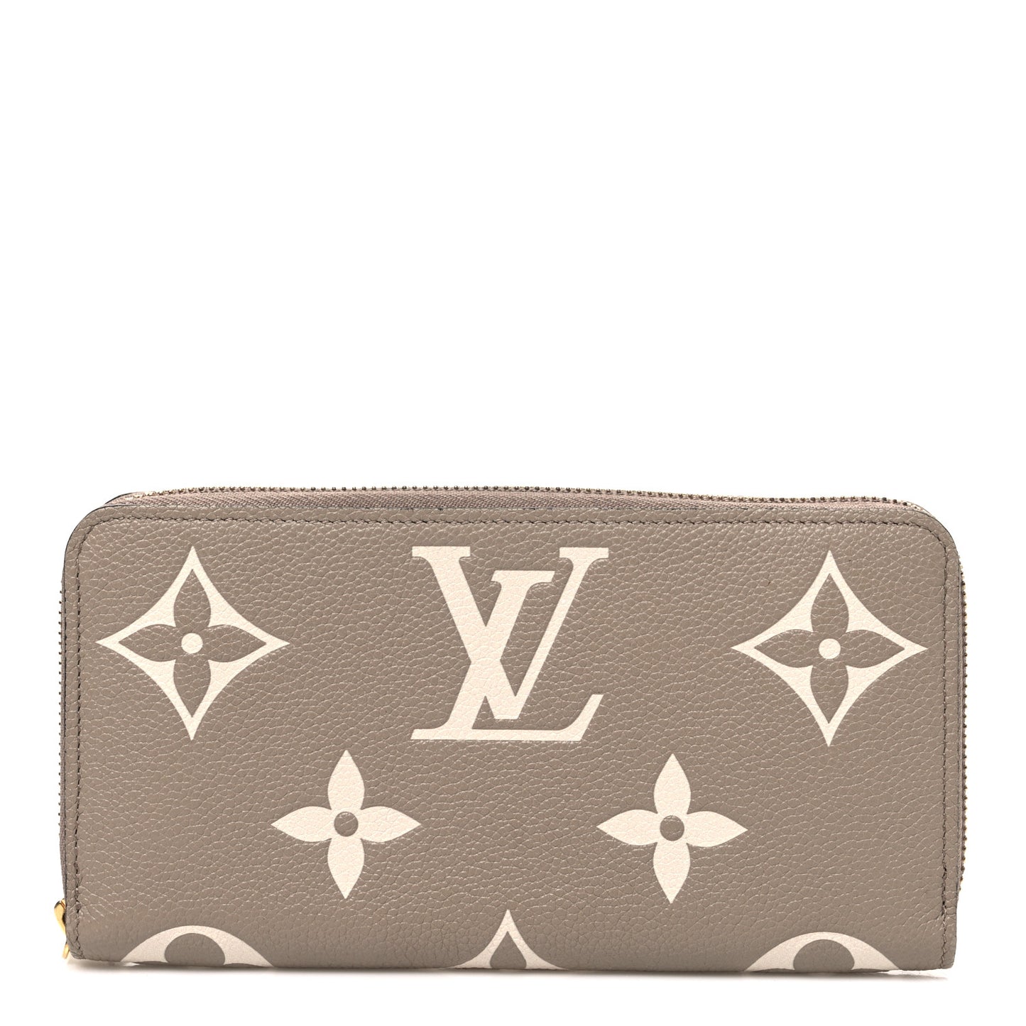 Empreinte Monogram Giant Zippy Wallet Tourterelle Creme