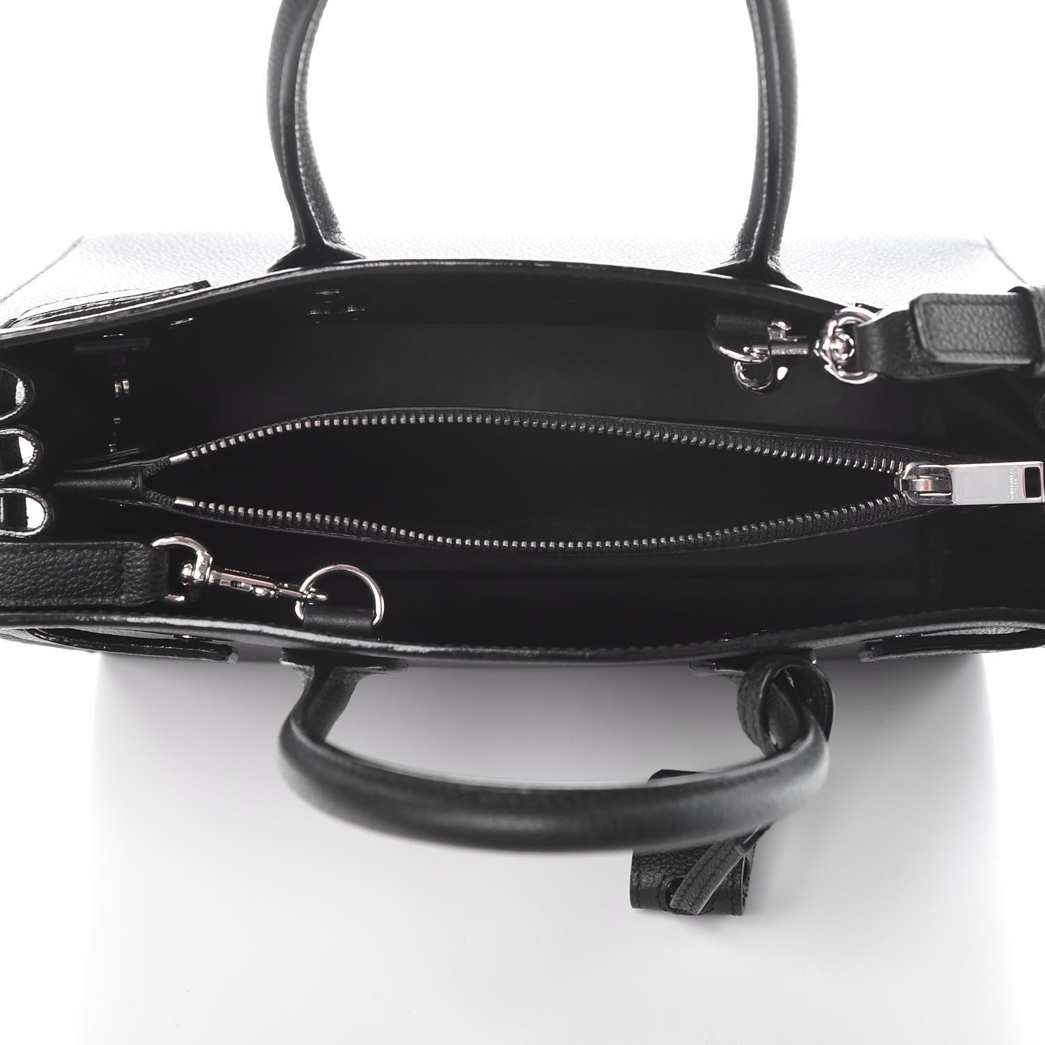 Saint Laurent Grained Calfskin Baby Sac De Jour Black 6 of 8